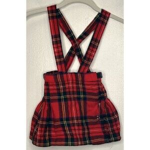 Edinburgh Woollen Mill Toddler Age 2 Tartan Kilt Suspender Family Photo Scottish